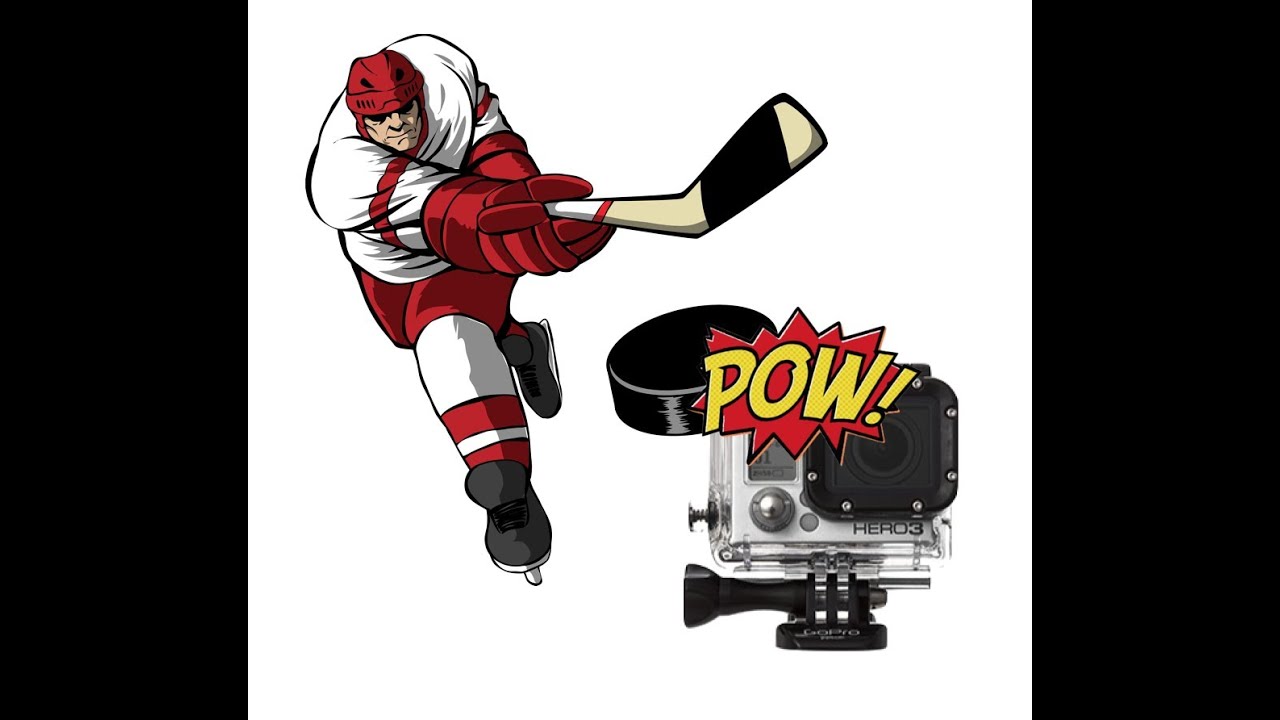 GoPro Hockey Goalie Shot Hits Camera YouTube