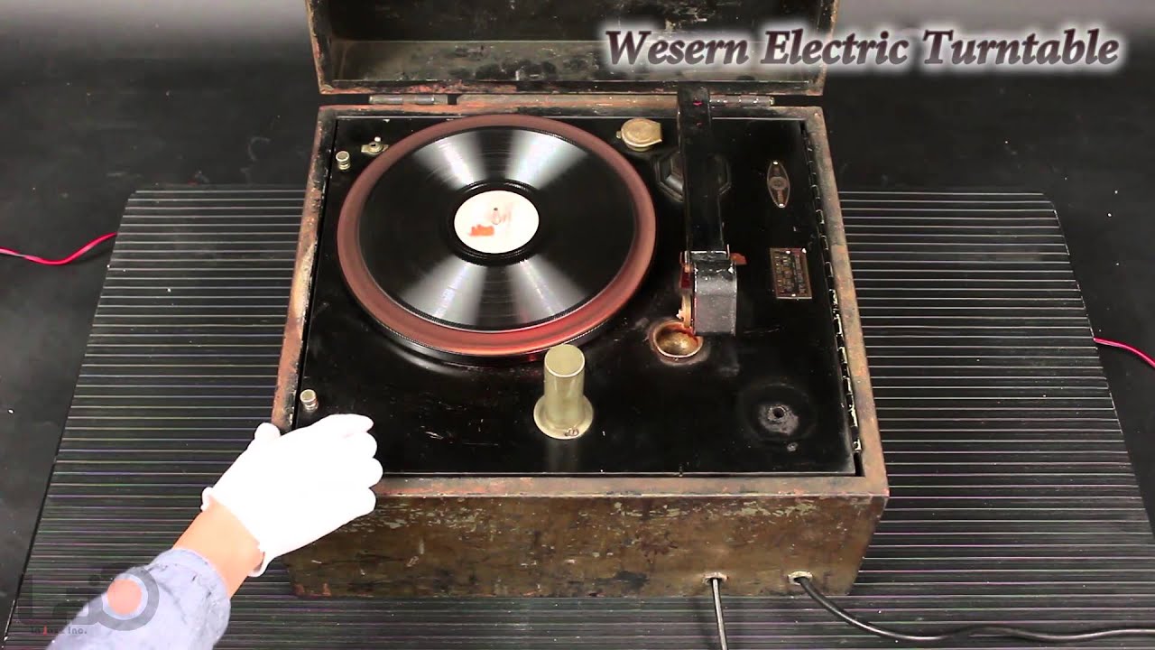 Western Electric Turntable - YouTube