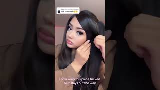 BADDIEE! I would crash out trying this tho😭#hairstyle #baddie #tutorial #fypシ