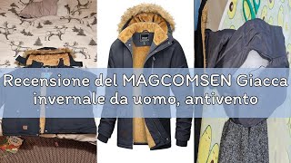 Recensione del MAGCOMSEN Giacca invernale da uomo, antivento, calda, in pile, per il tempo libero, p