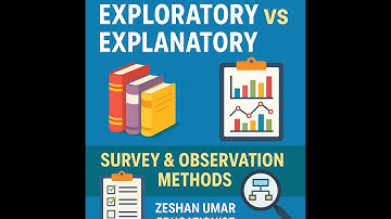 Exploratory vs Explanatory Research | Survey & Observation Methods Explained with Examples