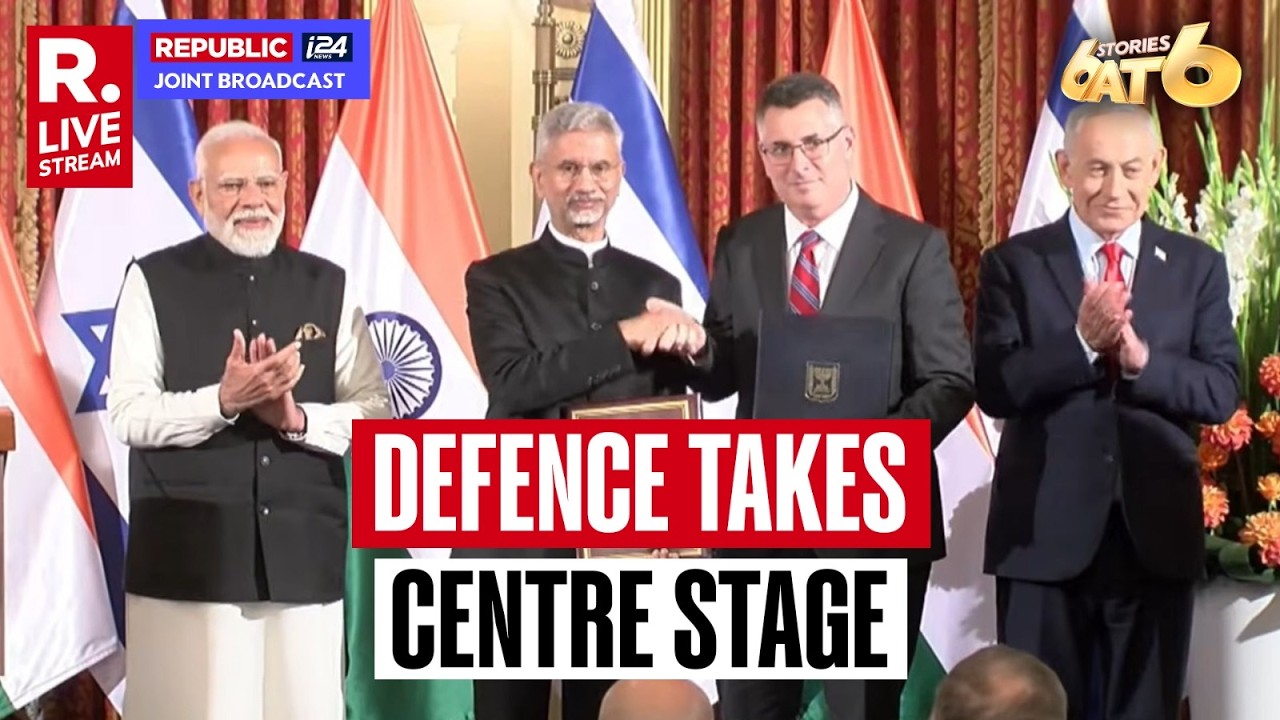 6 STORIES AT 6 LIVE: PM Modi's Israel Visit Focused Razor-Sharp On Defence | NCERT Book Revoked