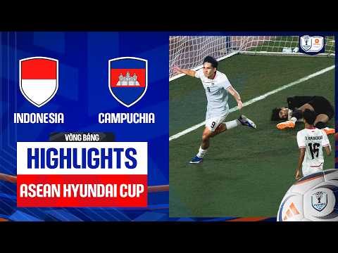 Highlights: Indonesia - Campuchia | Sức mạnh vượt trội, "đẳng cấp châu Âu" lên tiếng — football highlights