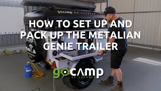 How to Set Up and Pack Up: The Metalian Genie OffRoad Trailer  Go Camp Rentals