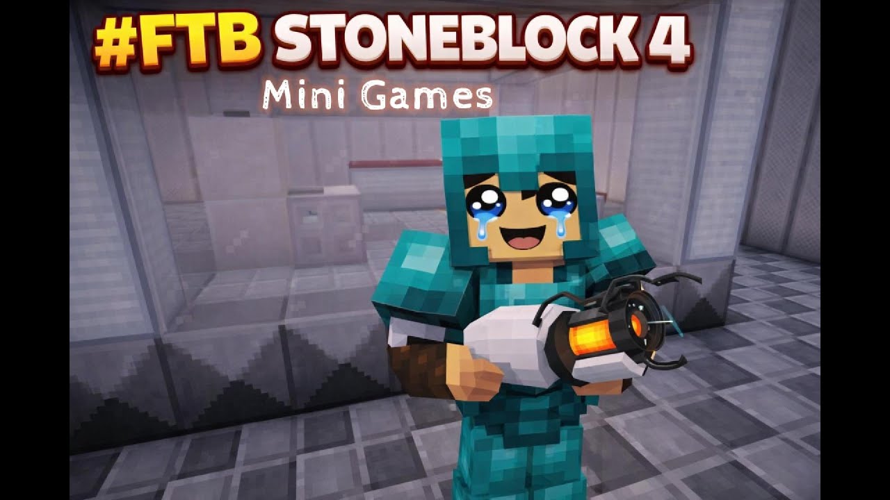 FTB Stone Block 4-9 Essas Dungeons de Mini games são incríveis!!!