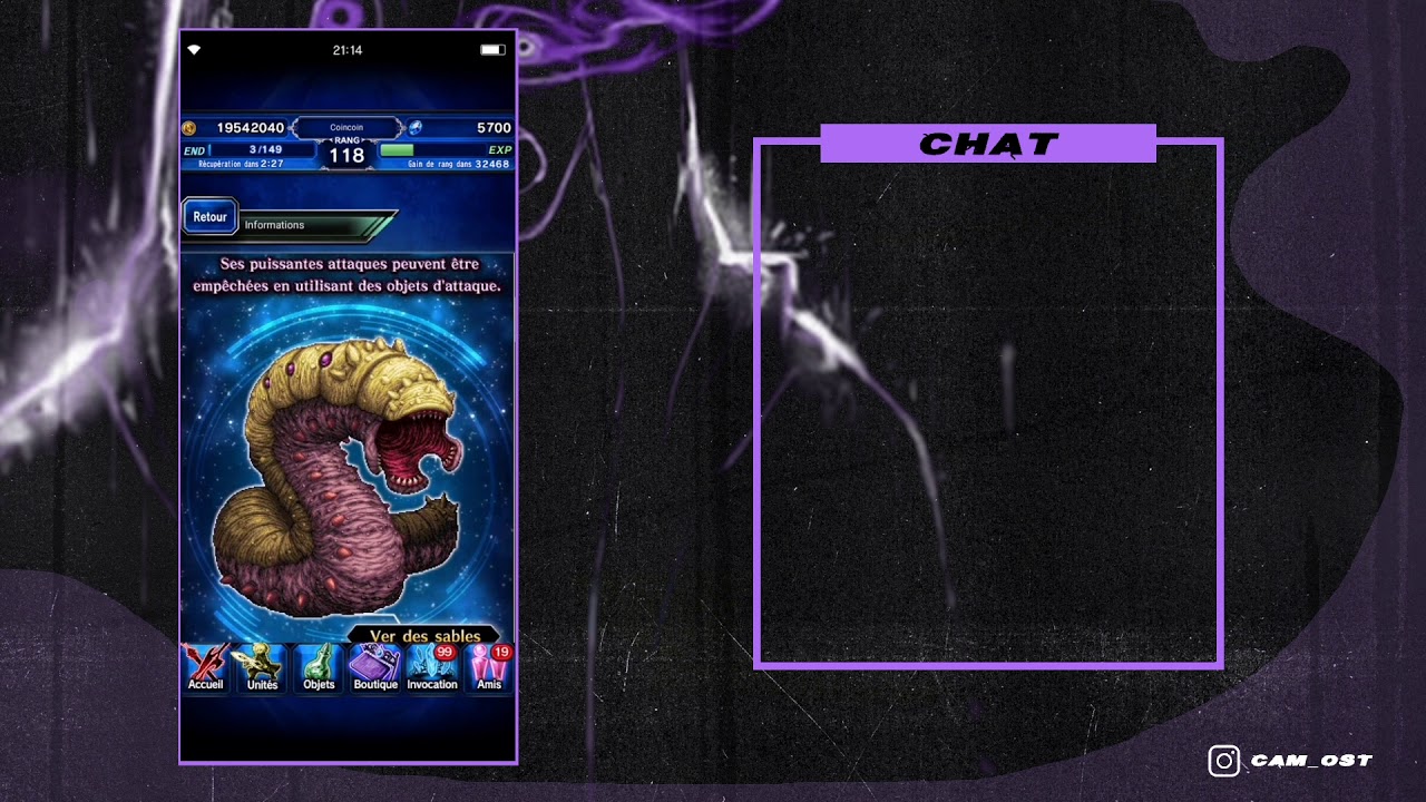 [FR] Final Fantasy Brave Exvius news de la semaine bonne arriver d'unité!!