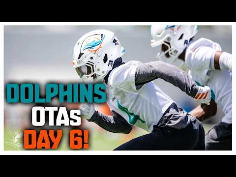 Miami Dolphins OTAs Day 6! | Malik Willis Focused On Football!