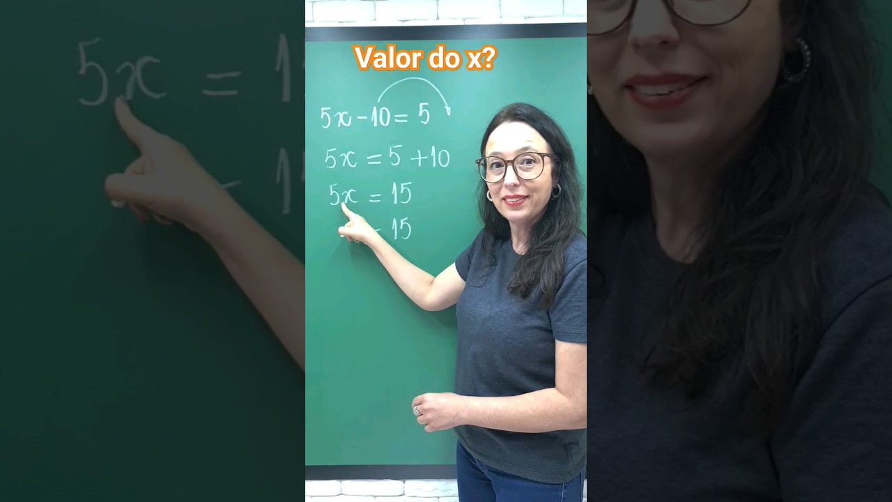 Qual  é o valor do x? 