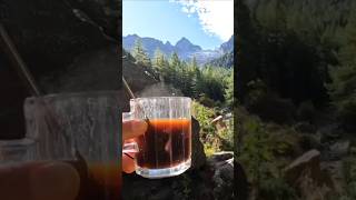 Morning coffee on the trail 🗺☕️