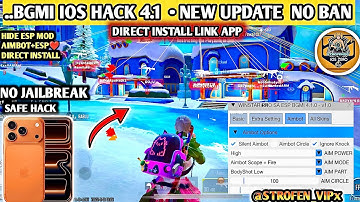 BGMI 4.1 iOS Hack Latest 2025 | Safe For Main Id | Direct Install Skin Hack BGMI 4.1 WIN IOS ZERO