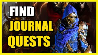 How to Find Journal or Quest Log Track Mission in Diablo 4 Fast Method