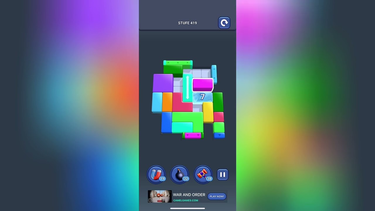 Shape Escape Level 419 Solution Walkthrough 