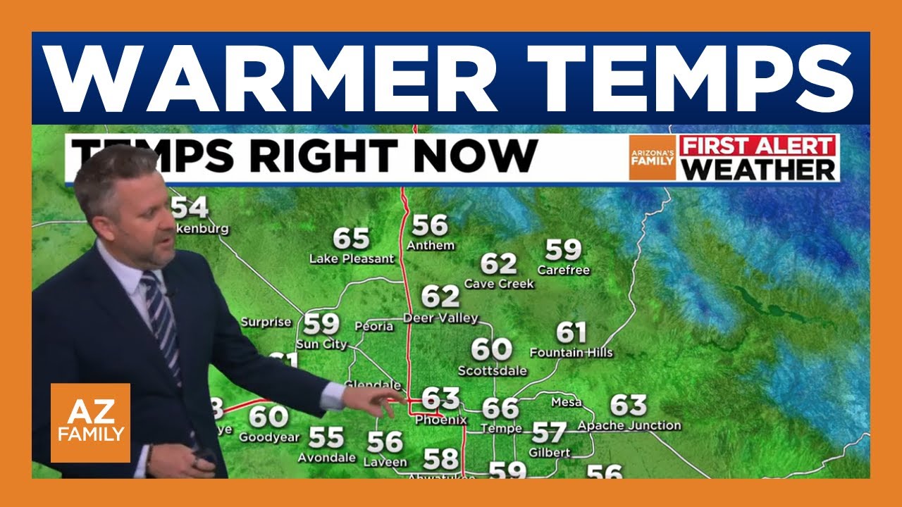 Weekend temps to climb above average in Phoenix