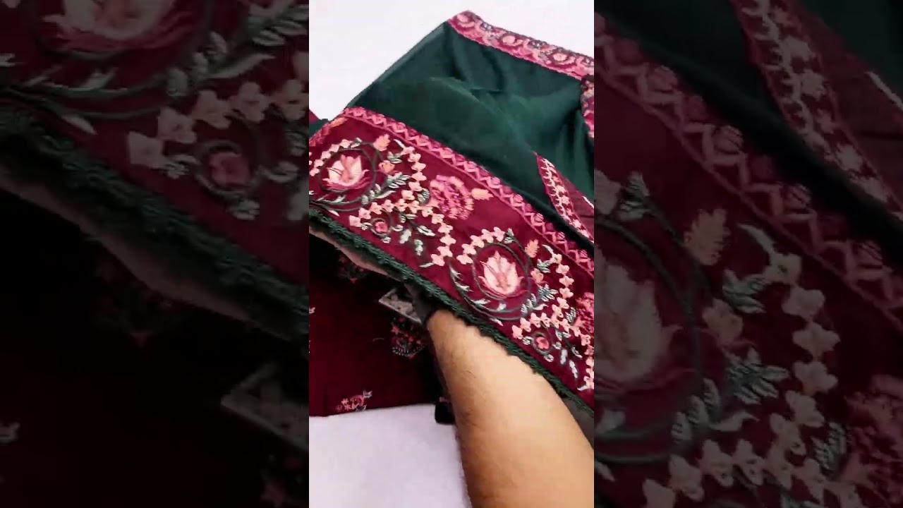 BATIK NEW MAROON COTTON PARTY WEAR
