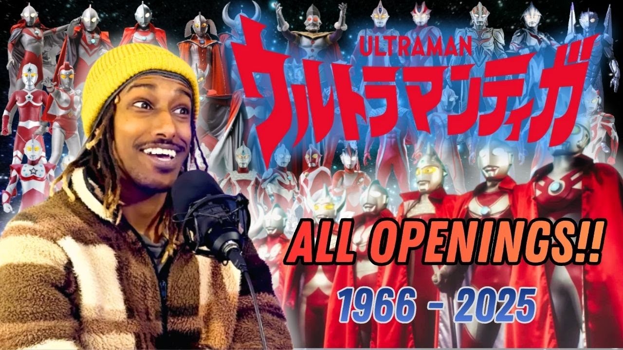 REACTING TO ALL THE ULTRAMAN OPENINGS!! (ULTRA Q - OMEGA) 1966 - 2025