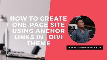 How to Create a One-Page Website in Divi Theme