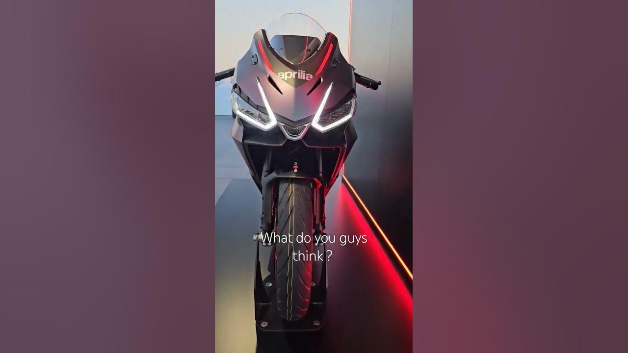 2025 Aprilia RS 457 Black newbike 2025 bike YouTube