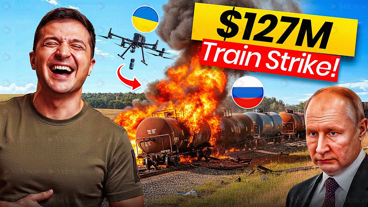 Забастовка на поезде стоимостью 127 миллионов долларов: как украинские беспилотники перерезали ро...