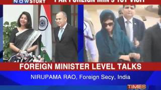 Pak Foreign Min Hina Rabbani Khar in India