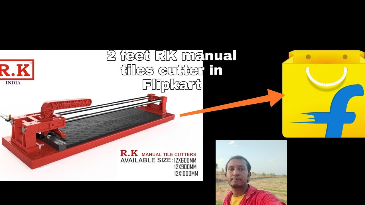 2 feet RK manual tiles cutter Flipkart available today sale YouTube
