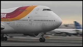 IBERIA 747s in New York and Madrid