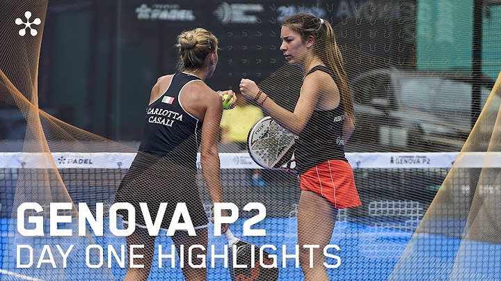 Genova Premier Padel P2: Highlights day 1 (women)