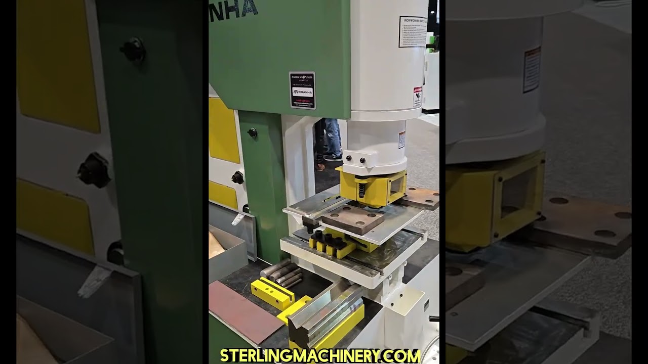 Двухоператорный металлообработчик серии Piranha BII | Обзор Fabtech 2025 | Sterling Machinery Exc...