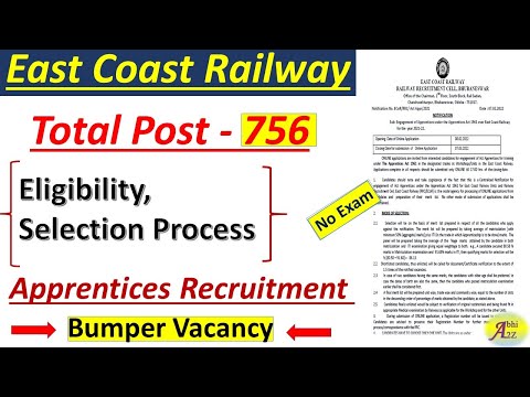 East Coast Railway Apprentice 2022, ITI Railway Apprentice 2022, RRC ECoR form kaise bhare 2022