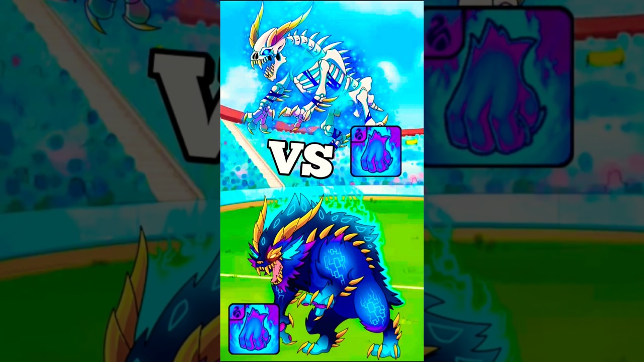 Guardian king vs Guardian king Skull Battle in dynamons world 🔥