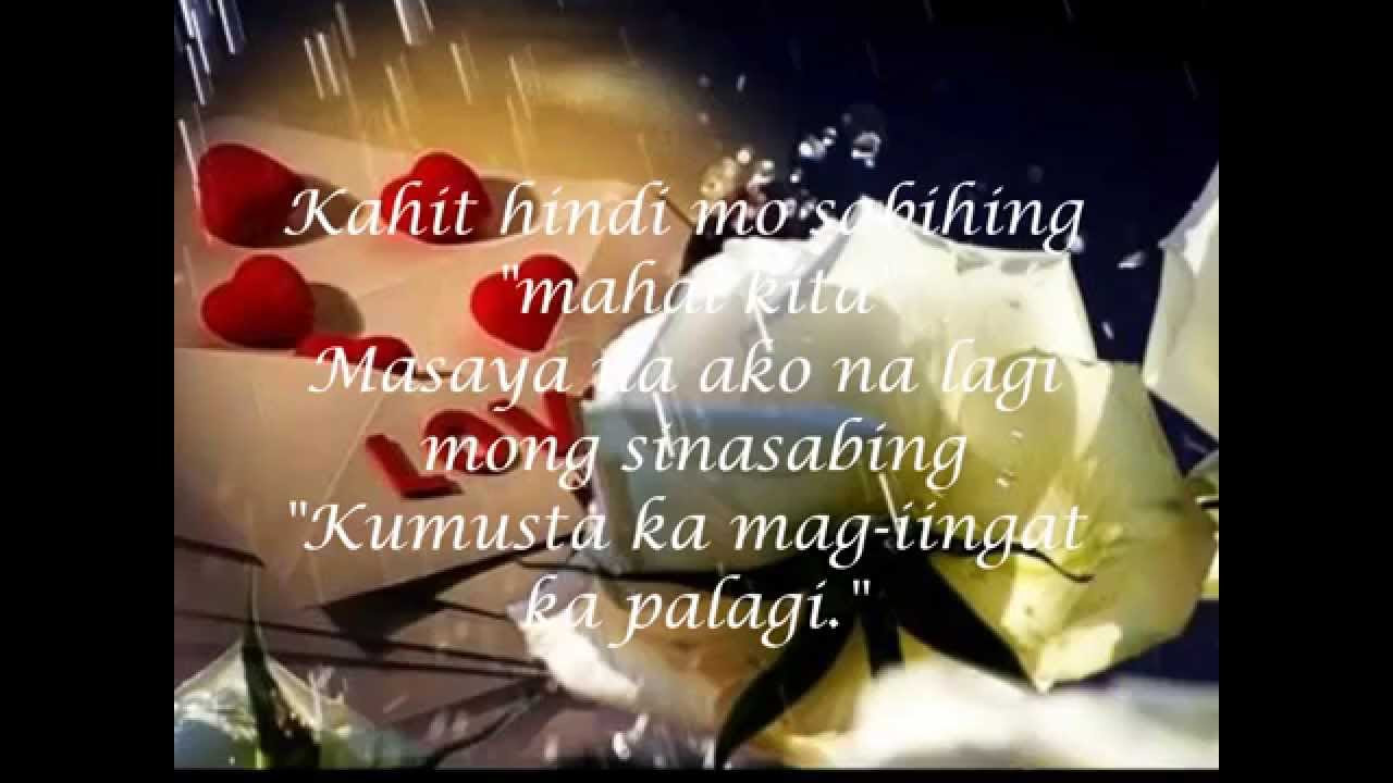 Pag Ibig Ko Sa Iyo Di Magbabago by Men Oppose fhe estoque with lyrics