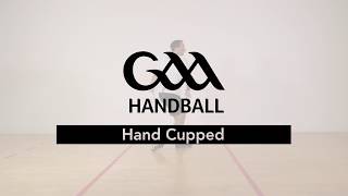 GAA Handball Coaching - Hand Slightly Cupped