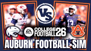 Auburn vs. South Alabama Simulation | College Football 26 | Who Will Win?