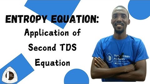 Application of Second Tds Equation to Reversible adiabatic change of pressure | Thermodynamics..