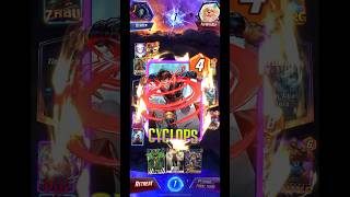 Many Cyclops go PEW PEW. Taken August 15th, 2023 #marvelsnap #cyclops