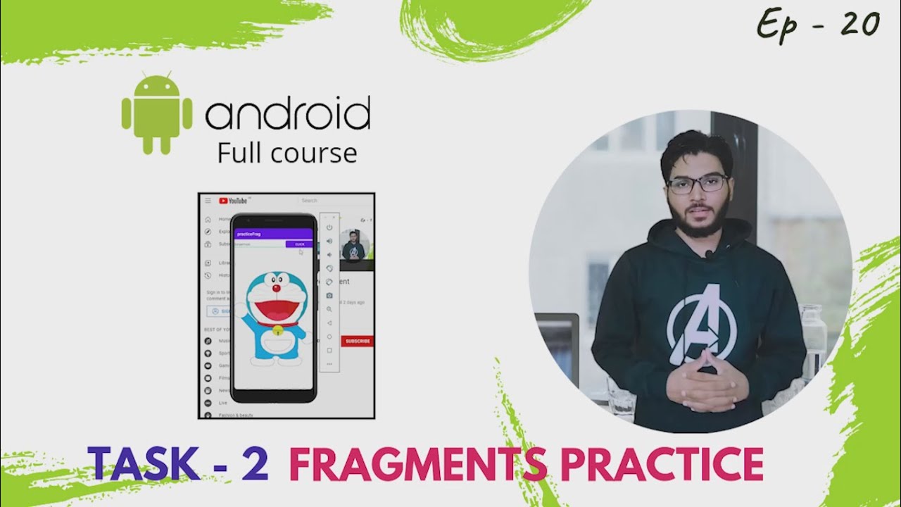 Fragments Practice (Task -2) | Android Development tutorial in Hindi ...