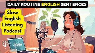 Daily Routine English Sentences | Slow English Listening Practice | Shadowing Practice (A1-A2)