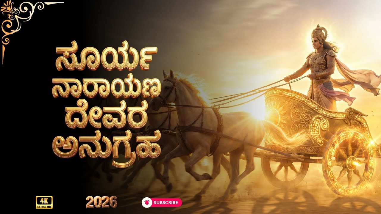 Surya Deva Mantra | ಸೂರ್ಯನಾರಾಯಣ ಸ್ವಾಮಿ | Kannada Devotionals | Bhakti Kannada | Sunday