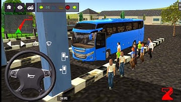 2025 new coach bus simulator 💥 || indonesia bus simulator part-1 #bus​ #game​ #simulator​#skvgaming