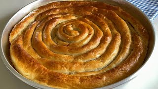 Bu Kadar Kolay Yapilan Bi̇r Börek Görmedi̇m Sadece 8 Sefer Açarak 1 Tepsi̇ Çitir Çitir Börek 