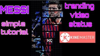 how to create  trending status in kinemaster visual status tutorial whatsapp simple editing screenshot 1