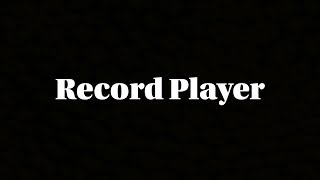 Record Player (A Short Animated Film) Record Player (A Short Animated Film)