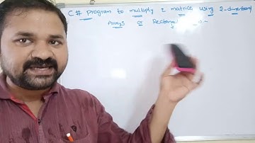 Matrix Multiplication Program in C#