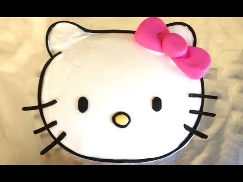 Easy Hello Kitty Cake HOW TO COOK THAT hello kitty cake Ann Reardon
