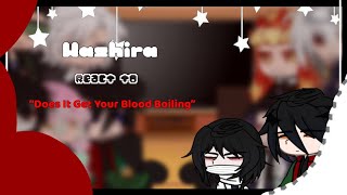 Hashira react to “Does it Get Your Blood Boiling” | My Video | Giyuu x Obanai Friendship | requested