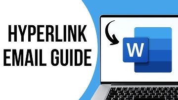 How To Hyperlink An email Address In MS Word ?