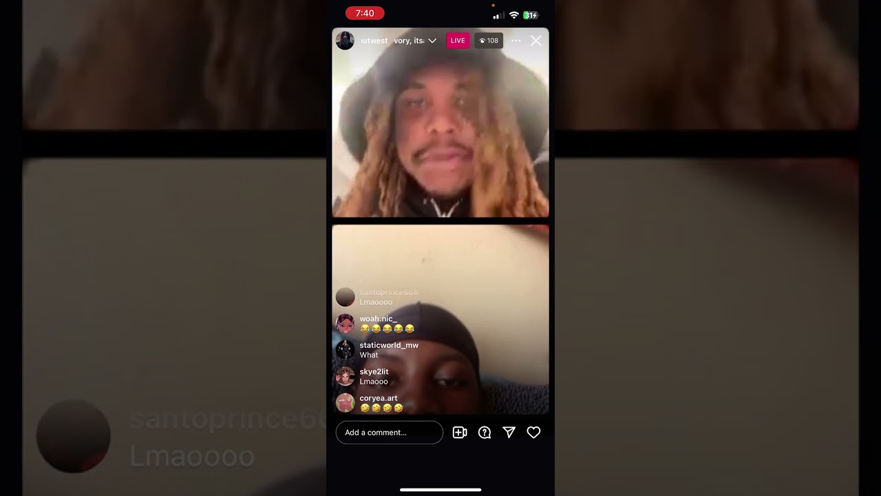 Vory - IG Live IRL Vocals