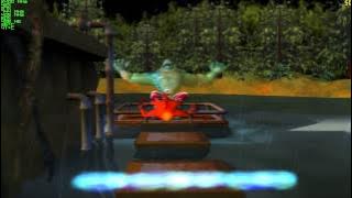 Crash Bandicoot: The Wrath of Cortex (PS2) - Drain Damage (Boss Fight) - Full HD