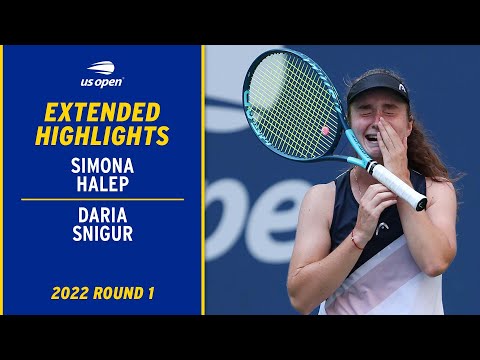 Simona Halep vs. Daria Snigur Extended Highlights | 2022 US Open Round 1