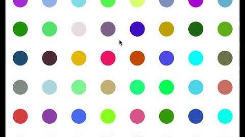 Spots: clicking to change the color
