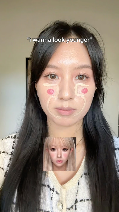 try this douyin make up hacks if you wanna look younger😆🫶🏻 #makeuphacks #douyinmakeup